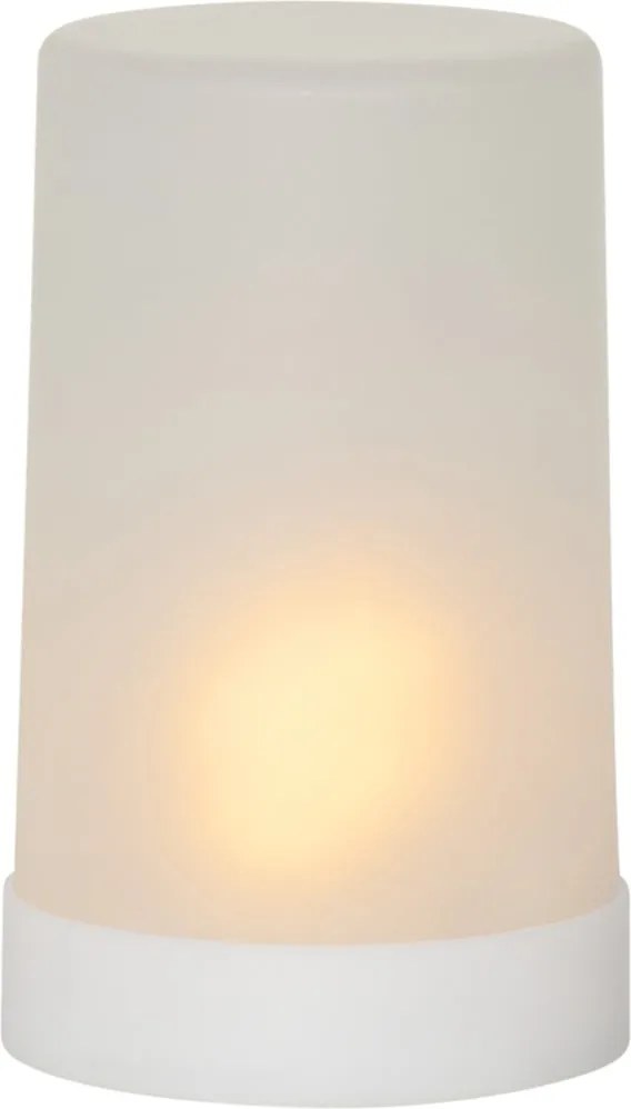 Corp de iluminat pentru exterior cu LED Star Trading Candle Flame, înălțime 14,5 cm, alb