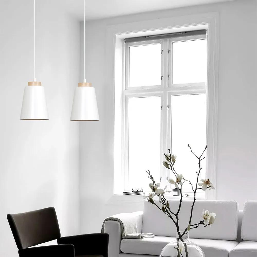 Pendul Bolero 1 White 443/1 Emibig Lighting, Modern, E27, Polonia