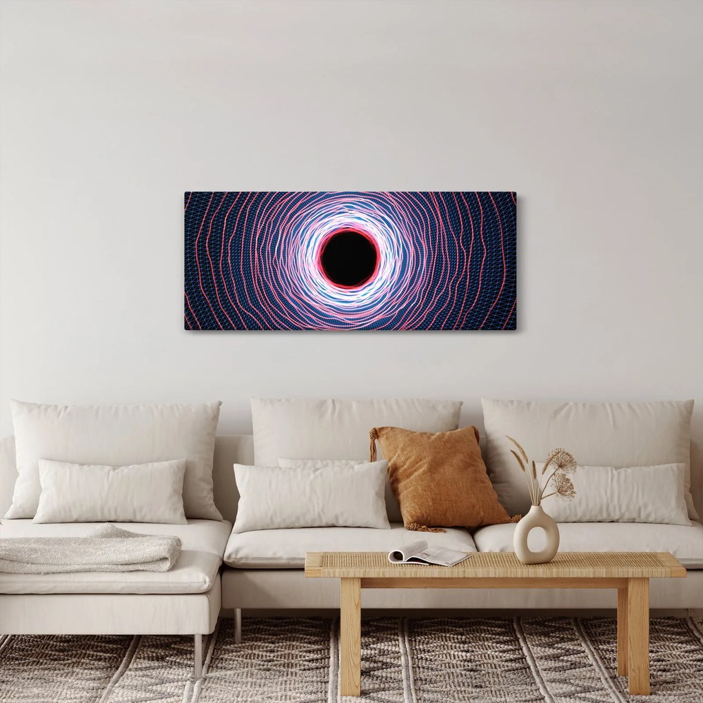 Tablou cercul abstact (120x50 cm)
