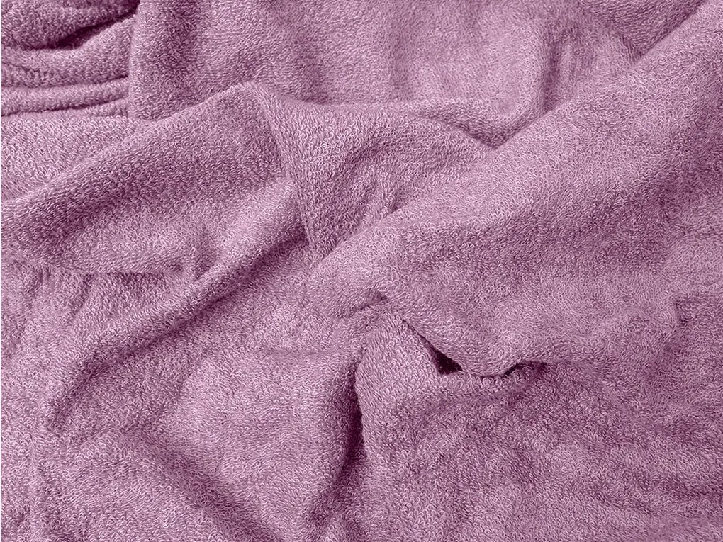 Cearsaf Frotir cu elastic EXCLUSIVE 200 x 220 cm roz