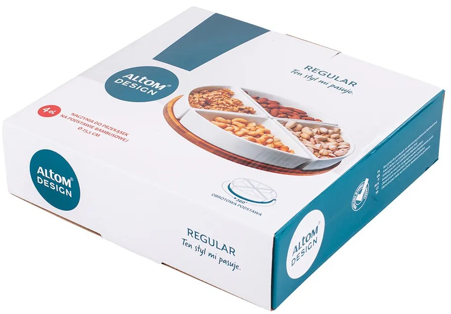Boluri de servit Altom Bambus regulat, 25,5 cm