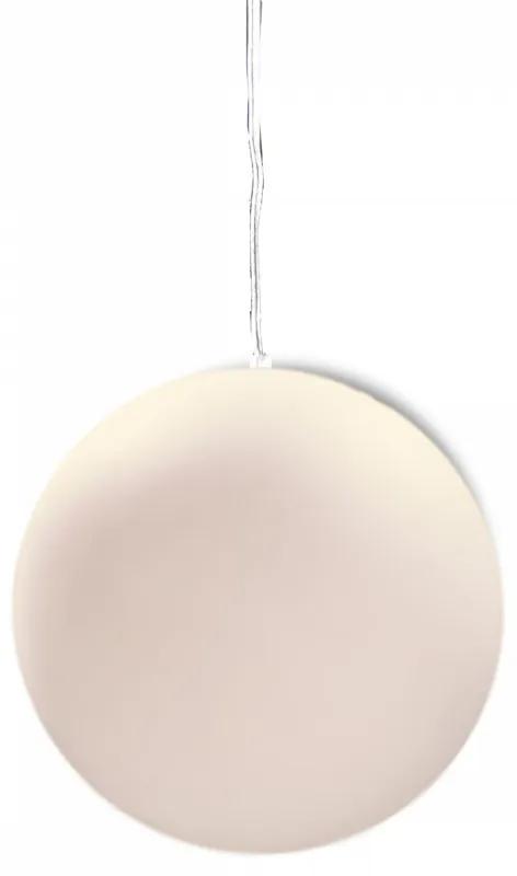 Pendul exterior modern alb sfera Avoriaz L