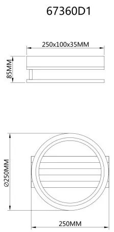 Plafoniera LED CCT BLEVINS riflaj MDF cu efect de lemn