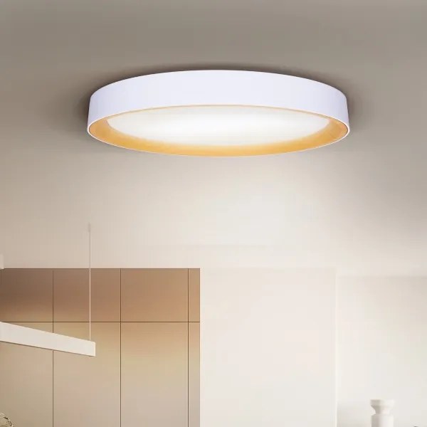 Brilagi LARIOS - Plafonieră LED dimabilă, 72W/230V, alb, Ø59 cm + telecomandă