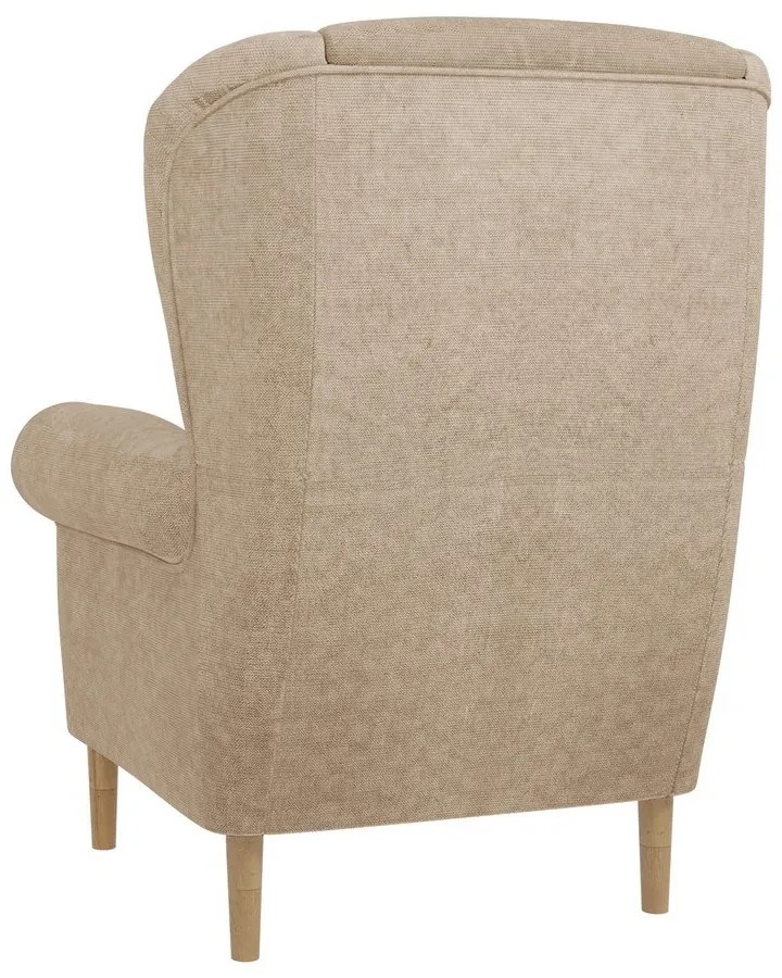 Fotoliu maro deschis wing Swan – Ropez