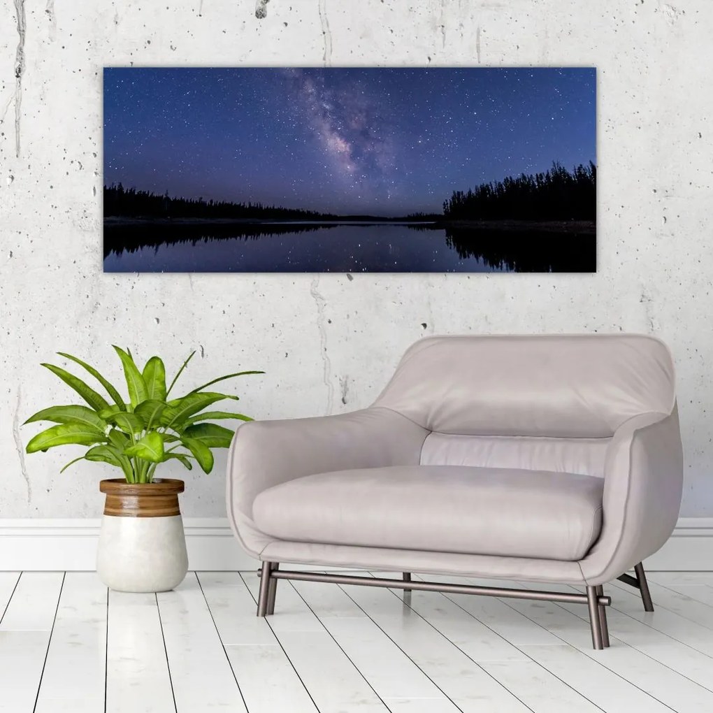 Tablou cu cerul nocturn (120x50 cm)