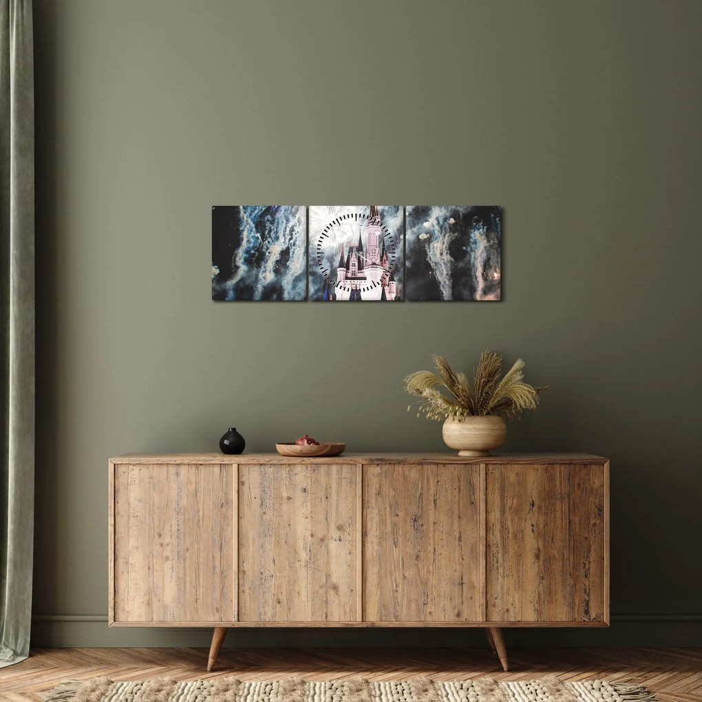 Tablou - Regatul fermecat (cu ceas) (90x30 cm)