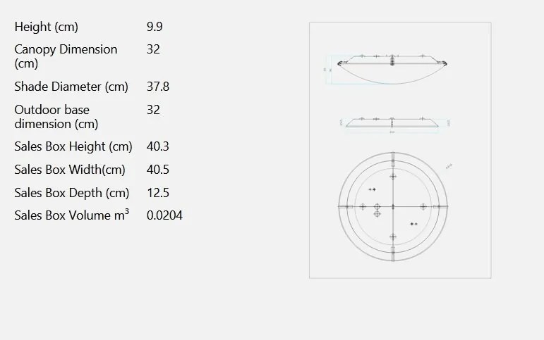 Plafoniera stil minimalist nordic Standard