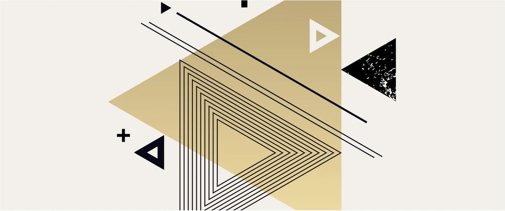 Tablou - Forme geometrice N⁰4 (120x50 cm)