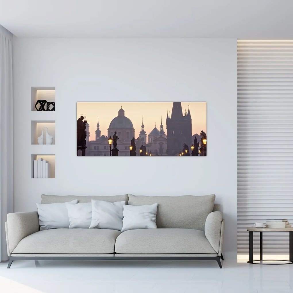 Tablou - Podul Charles (120x50 cm)