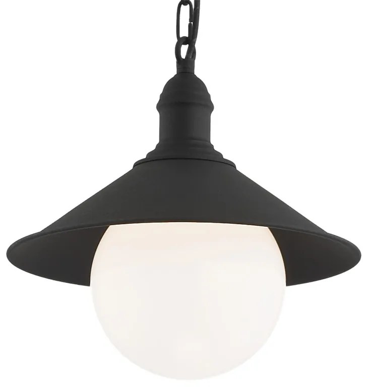Pendul exterior stil clasic ERBA BIS negru