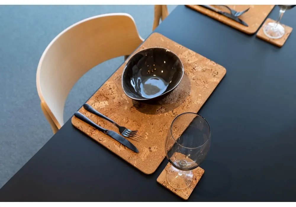 Suporturi de pahare din plută 4 buc. Querco – ZicZac