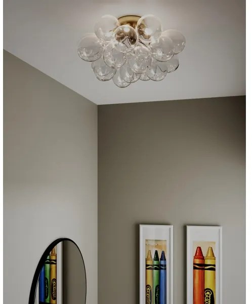 ByRydens 4202240-6509 - Plafonieră GROSS 6xG9/5W/230V transparentă Ø 50 cm