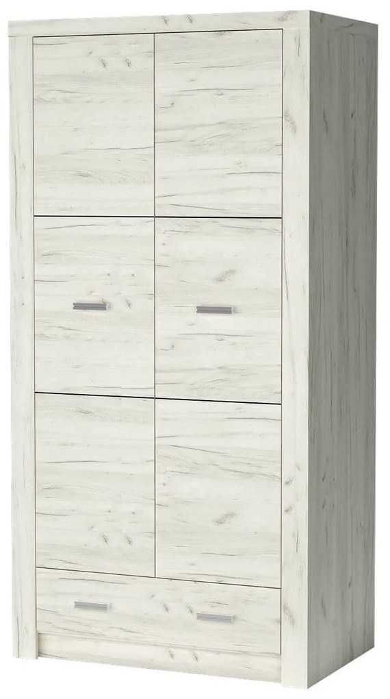 Dulap de haine Indie 01 (craft alb). 1057753