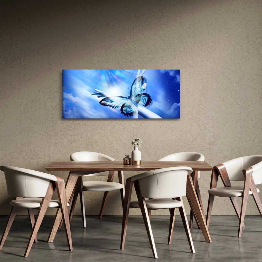 Tablou - Fluture, simbolul speranței (120x50 cm)