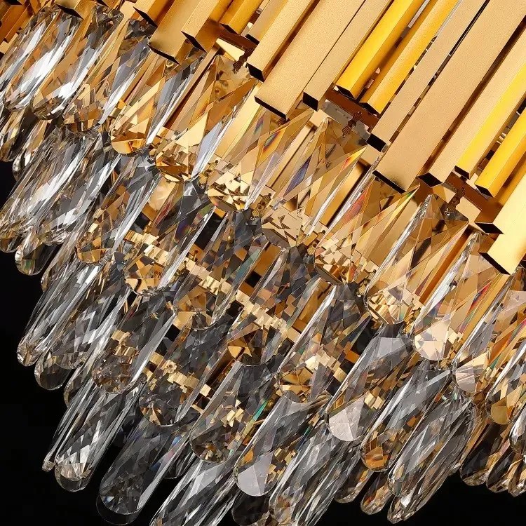 Candelabru Cristal, Elit'S, Gold, Esn339/500R, Dimensiune 50cm