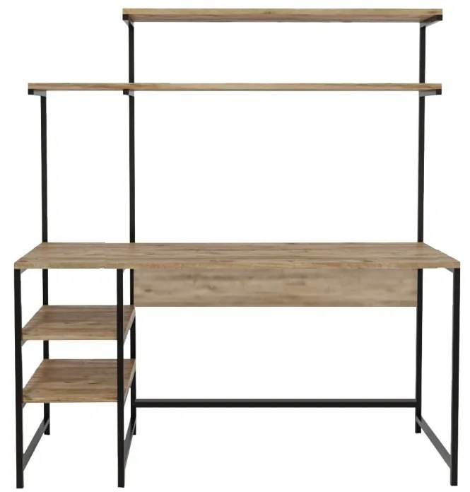 Masă PC Brooklyn (Stejar + Negru). 1073249