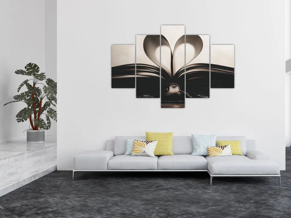 Tablou cu carte (150x105 cm)