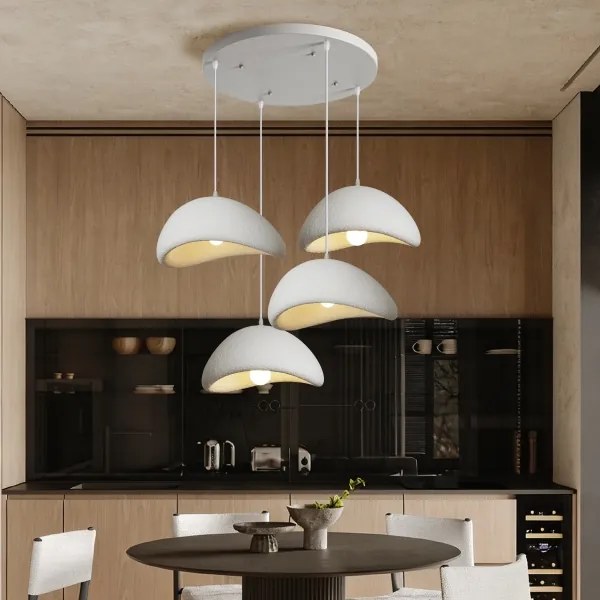 BRILAGI - Candelabru pe cablu WABI SABI 4xE27/60W/230V alb