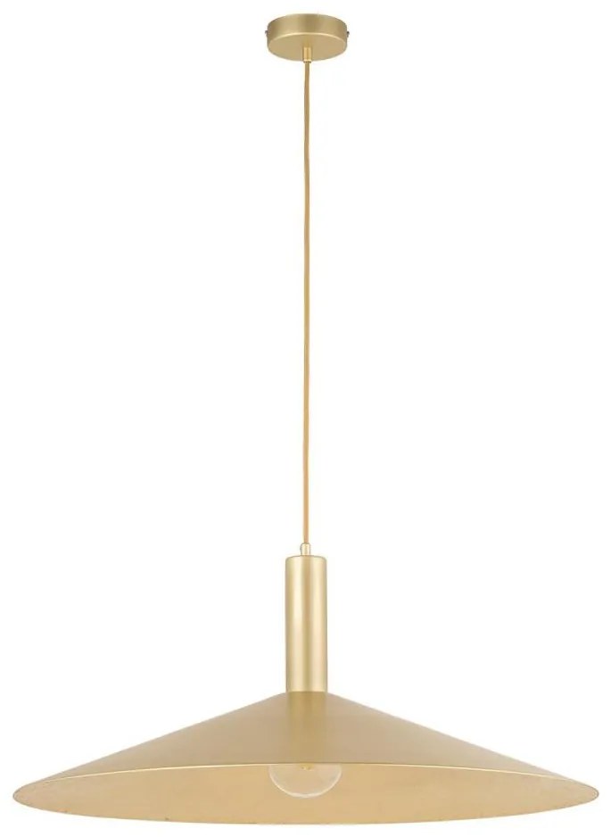 Lustră pe cablu CAPRI 1xE27/15W/230V d. 70 cm auriu