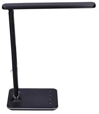 Solight WO45-B - LED lampa de masa cu display LED/9W/230V negru