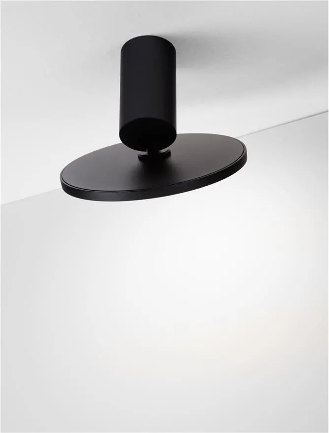 Plafoniera LED design ambiental EKEI negru