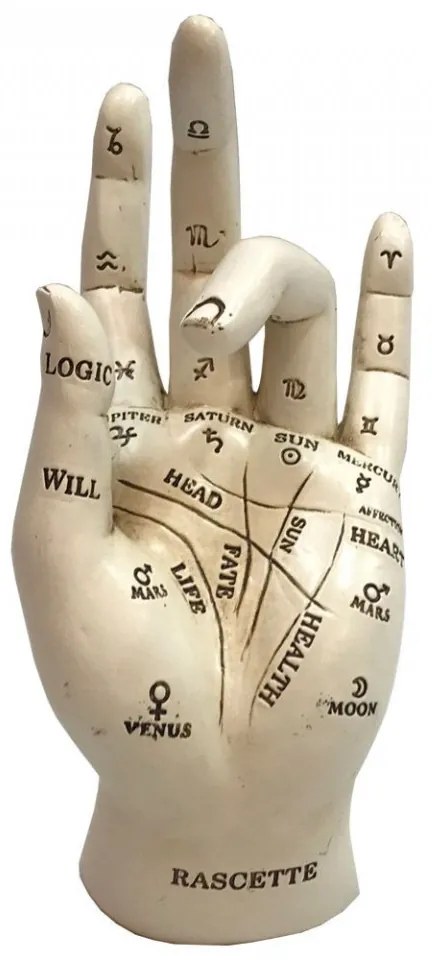 Statueta Arta Cititului in Palma 18 cm