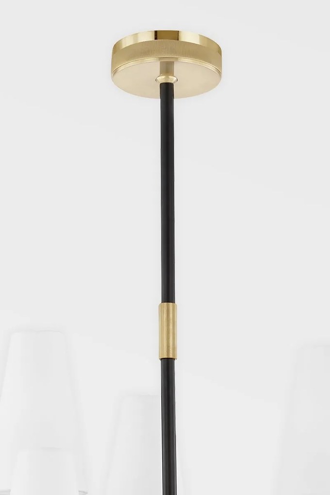 Candelabru LUX design clasic BOWERY bronz antichizat, cu 9 surse de lumina