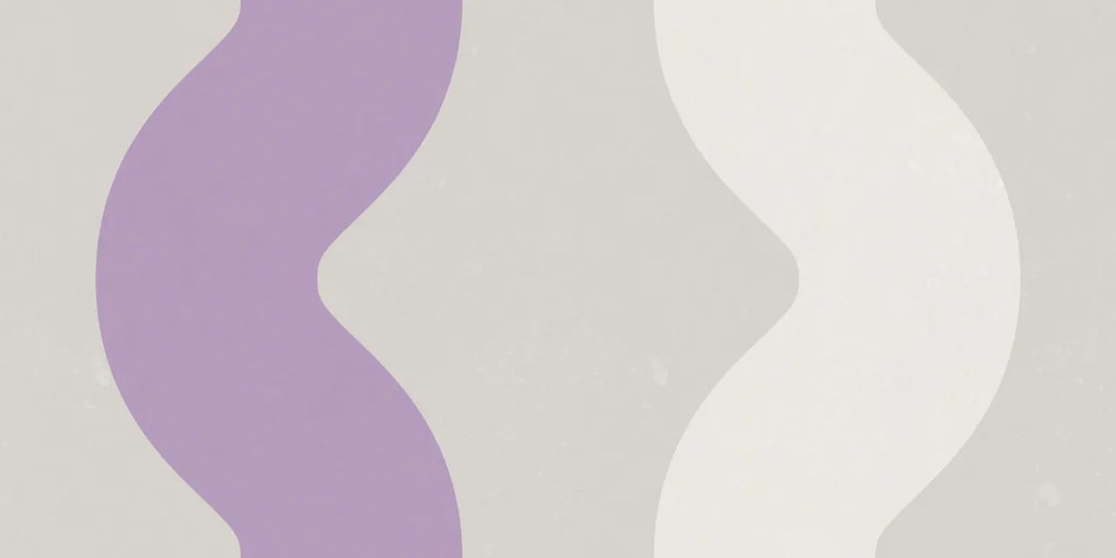 Fototapet, Wobbly, Lilac, Rebel Walls