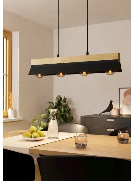Lustră pe cablu TARRAFO 4xE27/40W/230V Eglo 900444
