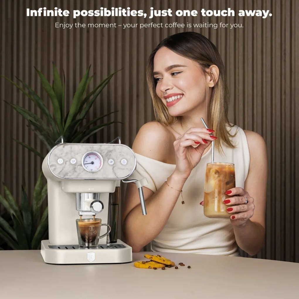 Espressor 3 in 1 Sahara Marble Berlinger Haus BH 9859