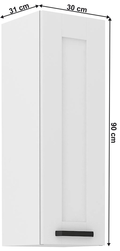 Dulap superior Lesana 1 (alb) 30 G-90 1F . 1063916