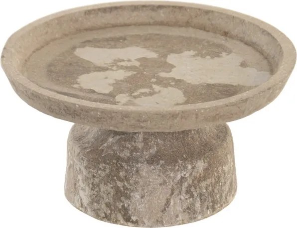 Platou decorativ aspect de piatră maro din MDF , "Terrano"