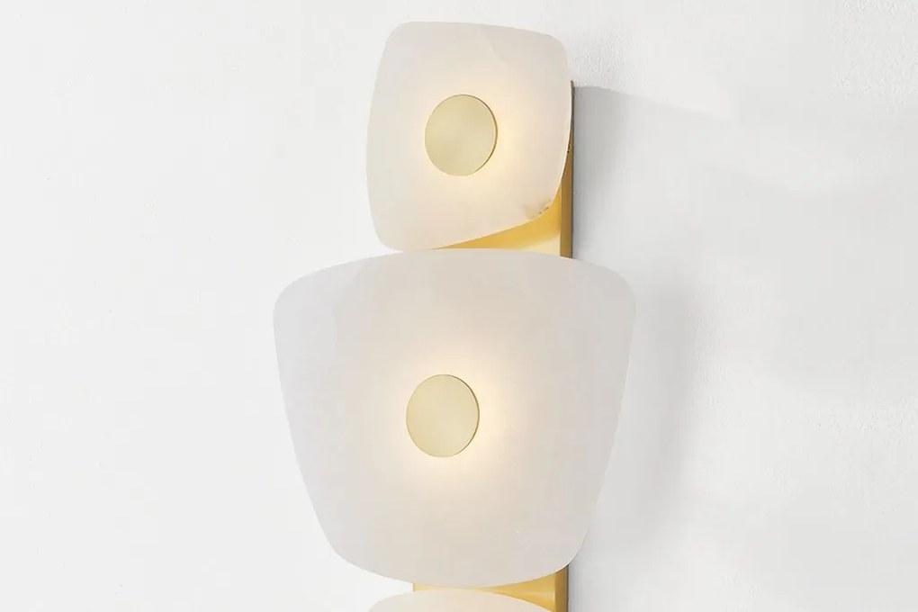Aplica de perete LED design LUX, Alabastru, Holmdel