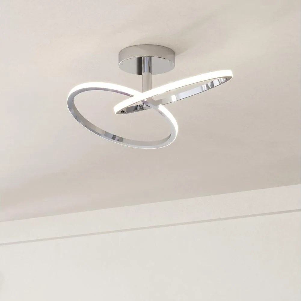 Eglo 902145 CONGIUNTI - Plafonieră LED 12W/230V 2700/4000/6500K, crom