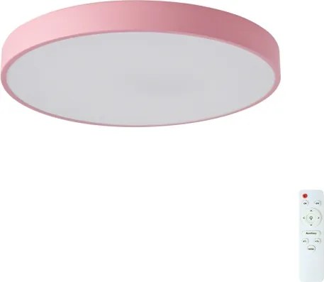 Brilagi - Plafonieră LED dimabilă POOL LED/60W/230V 3000-6000K 50 cm roz+telecomandă