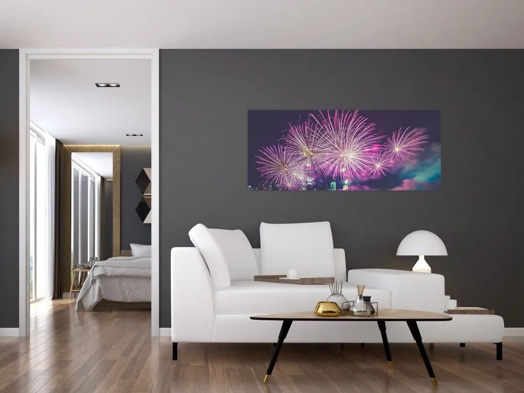 Tablou cu artificii (120x50 cm)