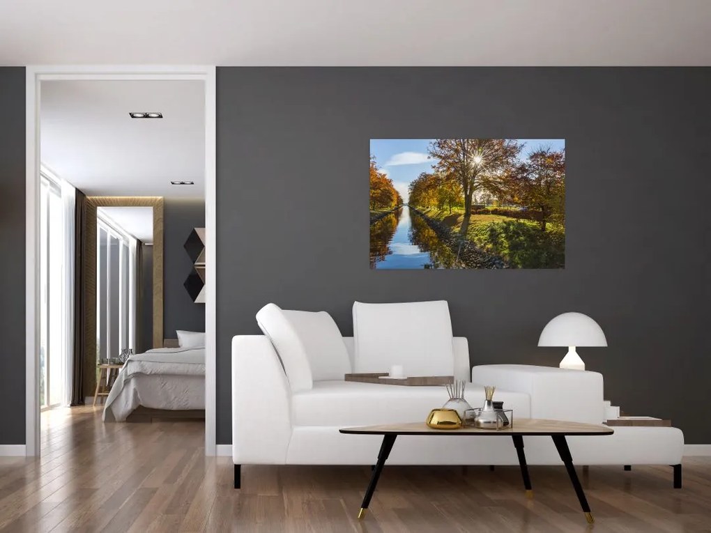Tablou cu canal de apă (90x60 cm)