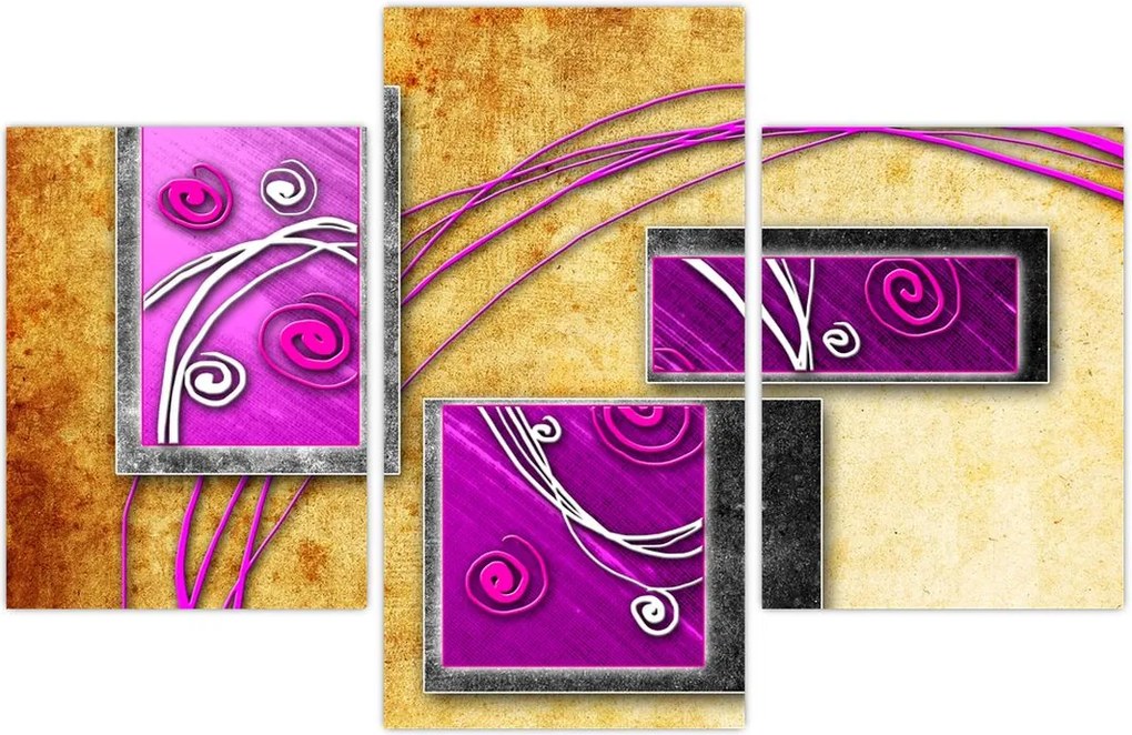 Tablou abstracție (90x60 cm)