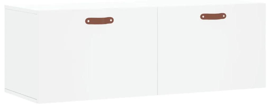 830108 vidaXL Dulap de perete, alb, 100x36,5x35 cm, lemn compozit