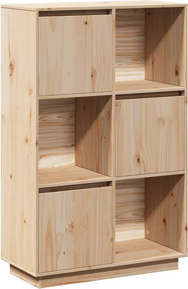 vidaXL Dulap înalt, 74x35x117 cm, lemn masiv de pin