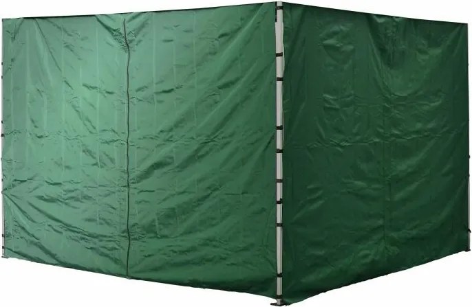Set de 2 pereți laterali pentru cort PROFI 3 x3 m - verde