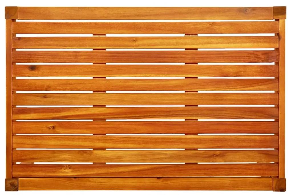 Masa de gradina, 85x57x29 cm, lemn masiv de acacia