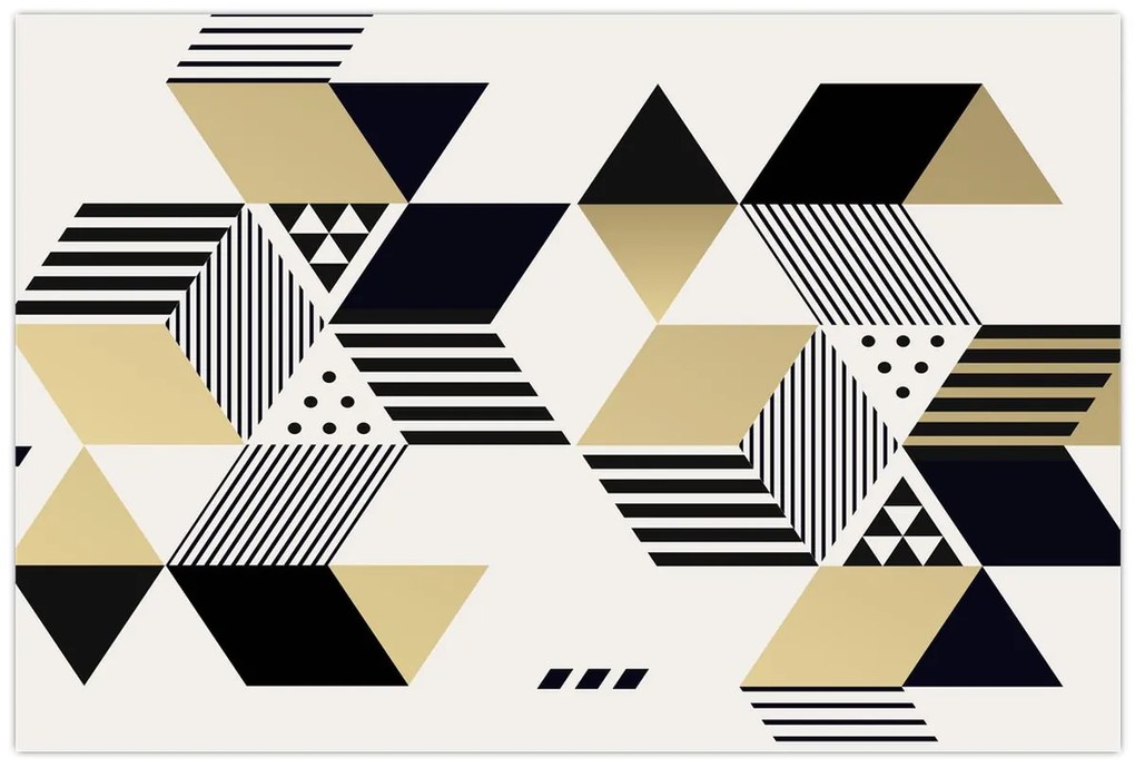 Tablou - Forme geometrice N⁰1 (90x60 cm)