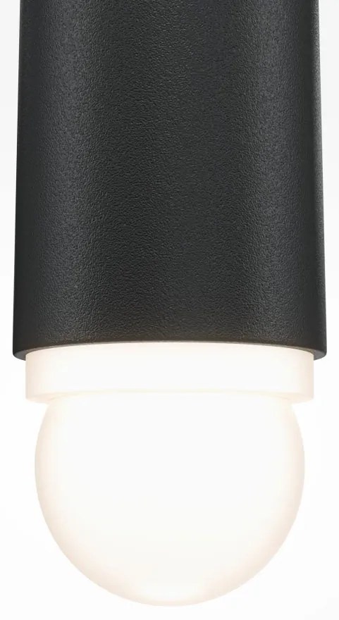 Pendul LED design modern Cascade negru 6,5cm
