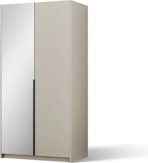 Dulap Alera II Hinged – cu oglindă – 100x58x204 cm – Cașmir – Alera II Hinged Dulap – Varianta 1