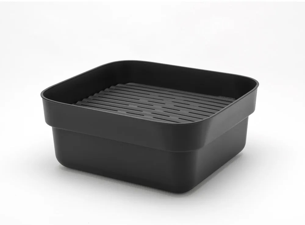 Vas pentru chiuvetă cu tavă de scurgere gri închis din plastic SinkSide – Brabantia