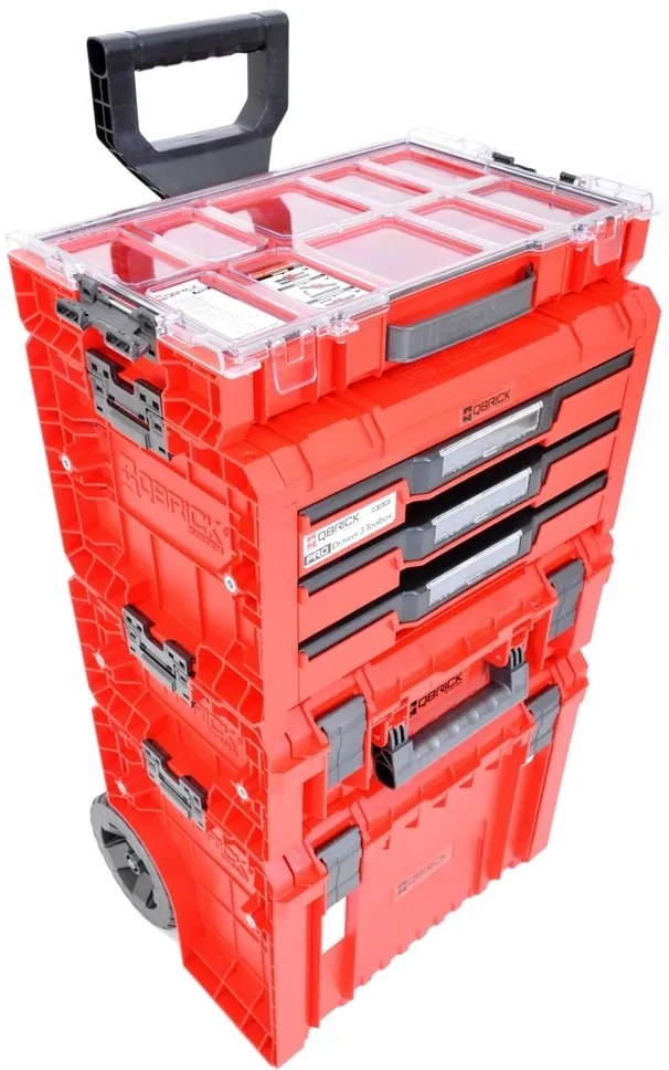 QBRICK SYSTEM PRO Expert RED HD Organizator de sertare 3