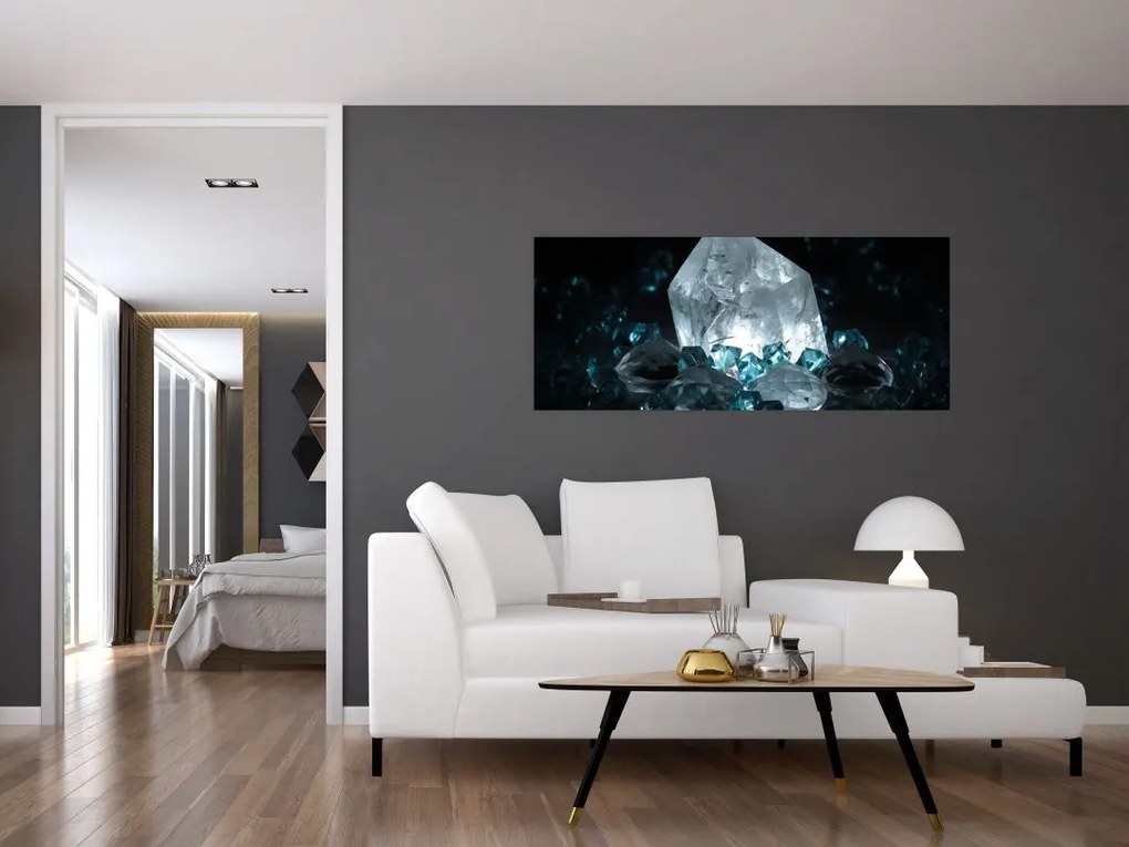 Tablou cu cristal (120x50 cm)