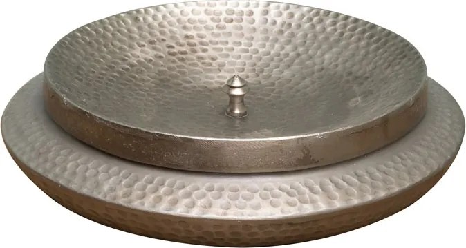 Cutie decorativa, din aluminiu, Hammered